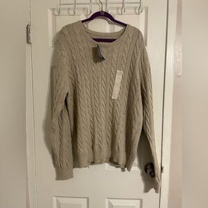 St. John's Bay Crewneck Sweater - Beige